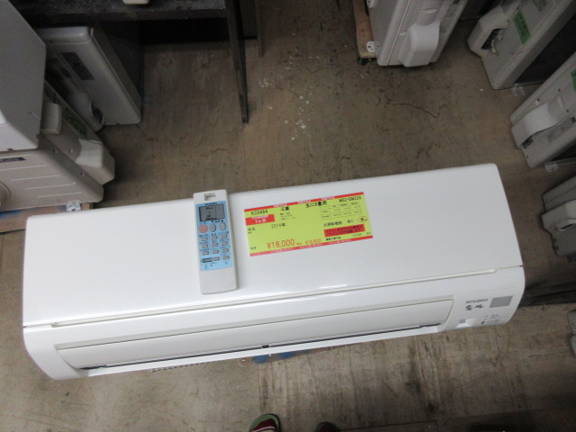 K03464 三菱 中古エアコン 主に6畳用 冷房能力 2.2KW ／ 暖房能力 2.5