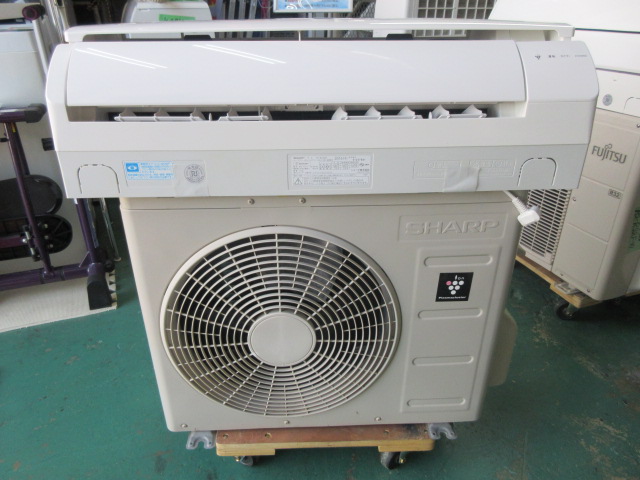 K04125 シャープ 中古エアコン 主に6畳用 冷房能力 2.2KW ／ 暖房能力 